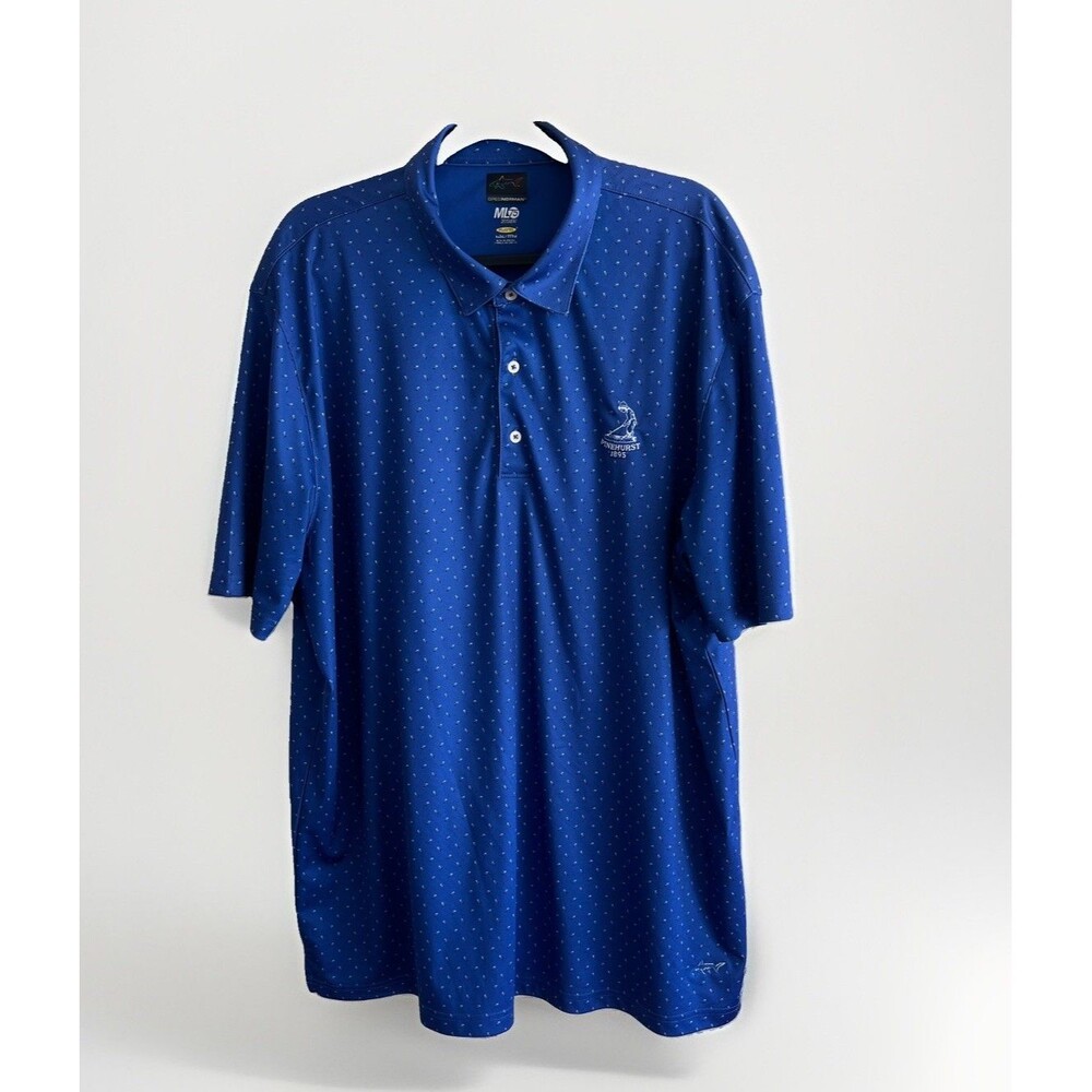 Greg Norman ML75 Playdry  Pinehurst 1895 Golf Polo Shirt Mens size 3xl